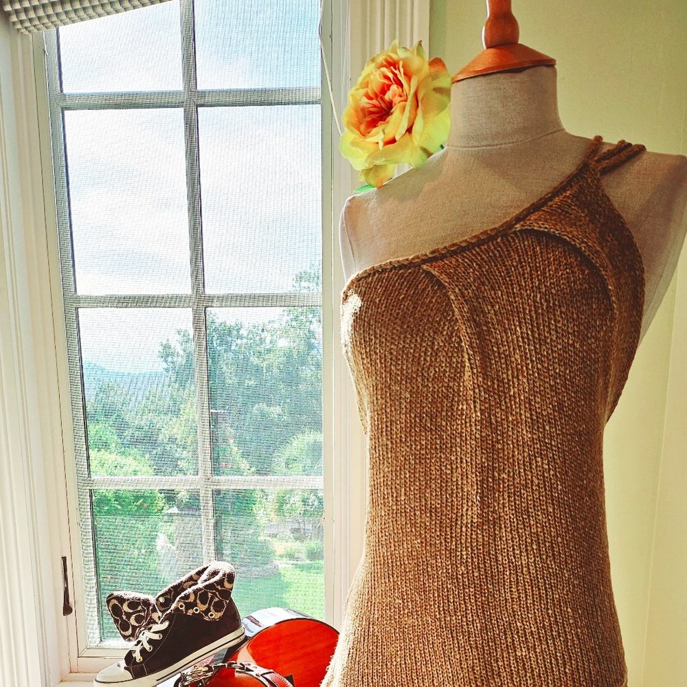 Santiago Knits, Size S, Color Natural Khaki